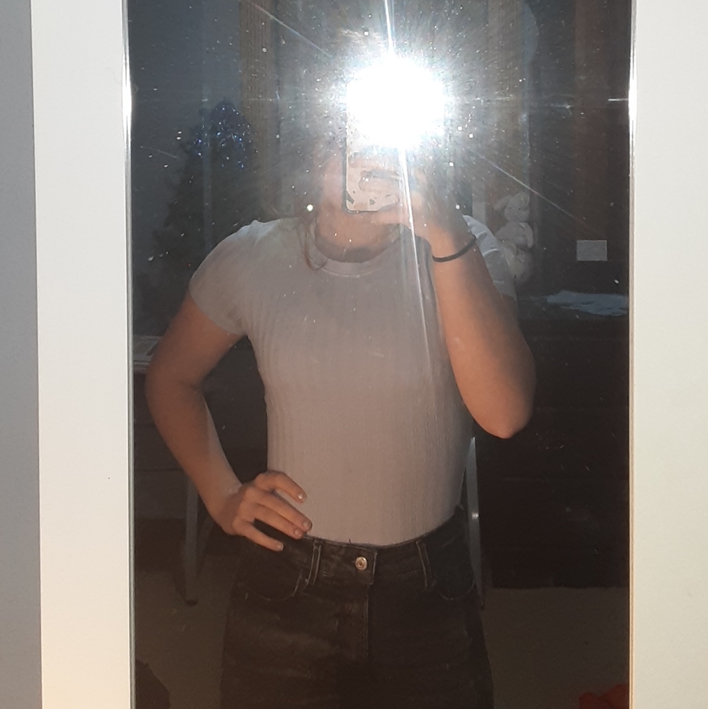 Tight Baby Blue Shirt